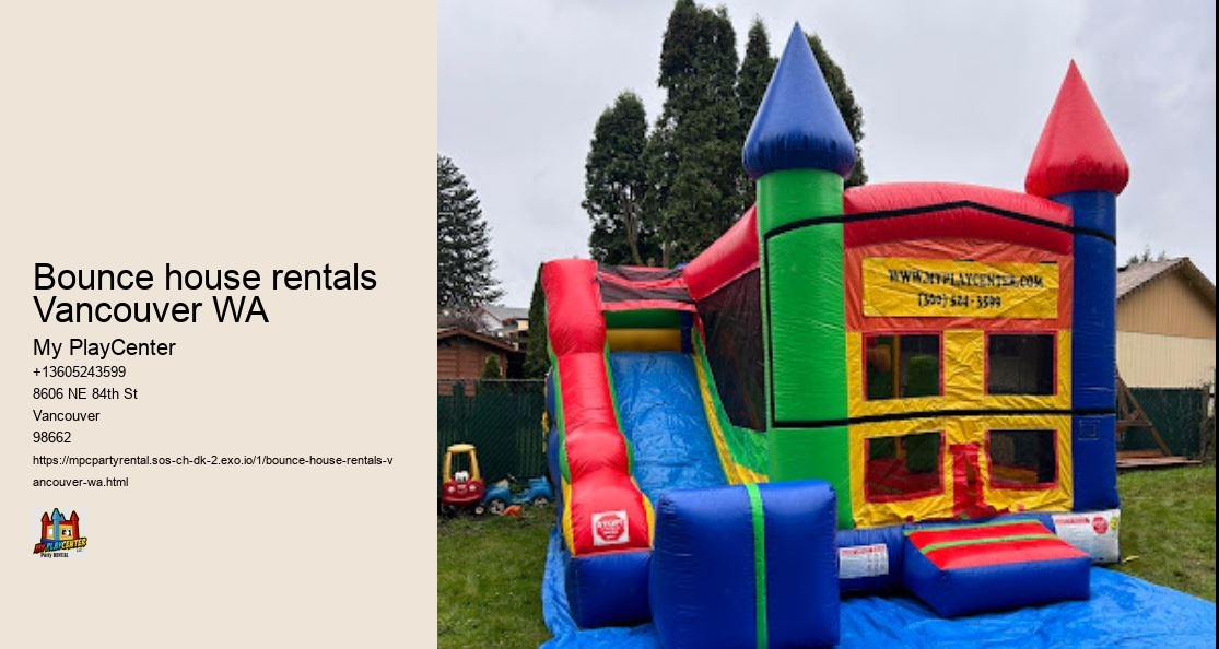 bounce house rentals Vancouver WA