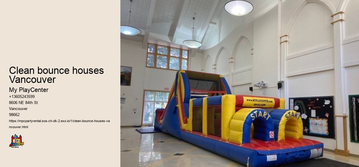 Clean bounce houses Vancouver