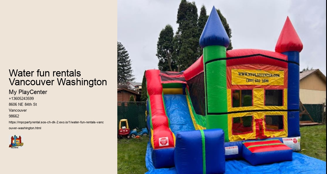 Water fun rentals Vancouver Washington